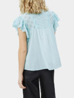 PEPE JEANS Bluză STELLA cu manecă Ruflle - imagine 3